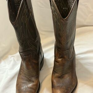 FRYE Women’s  Brown Leather Cowboy Boots